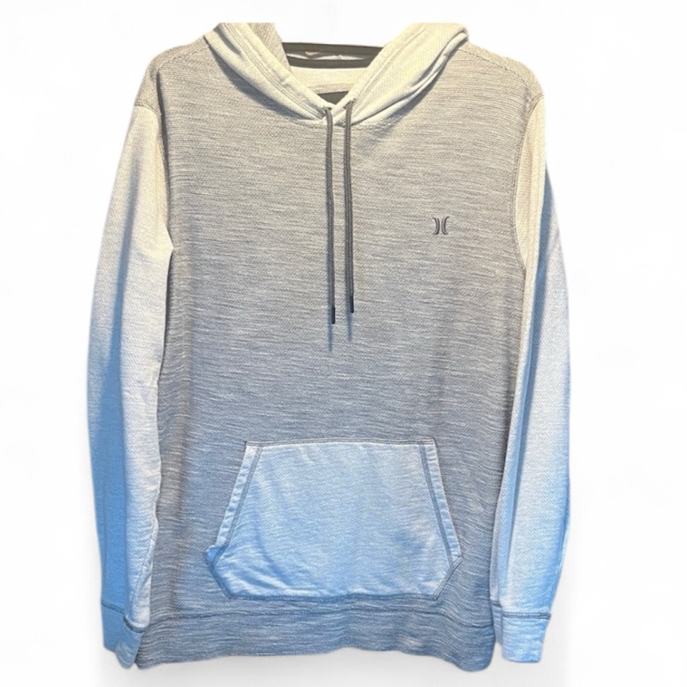 Hurley Two-Tone Gray Hoodie mens size large